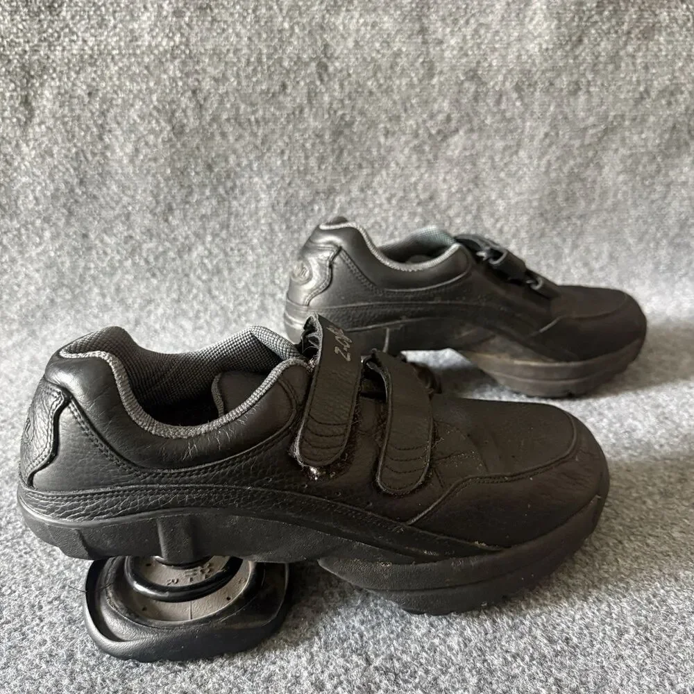 Z-Coil Men's Size 10 Legend Orthopedic Comfort Black Leather Spring Heel Shoes